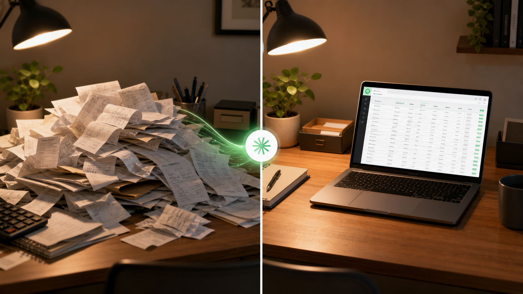 Receipt Chaos to Spreadsheet Order