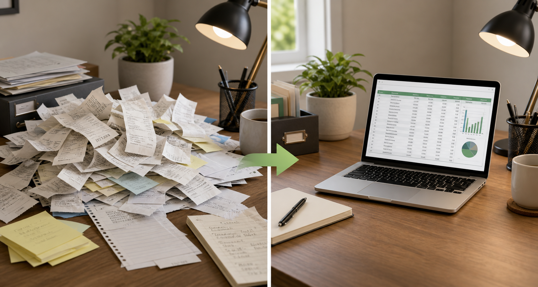 Workflow 1: Receipts to Spreadsheet